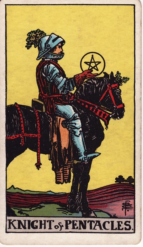 Knight of Pentacles — Hiệp Sĩ Tiền