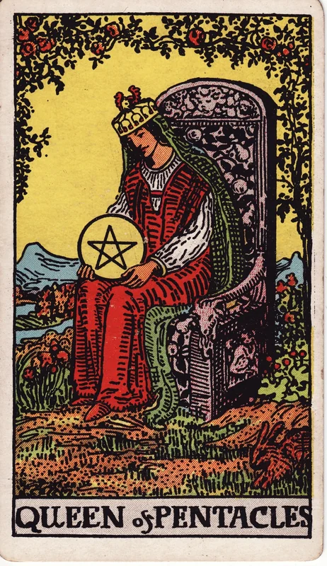 Queen of Pentacles — Nữ Hoàng Tiền