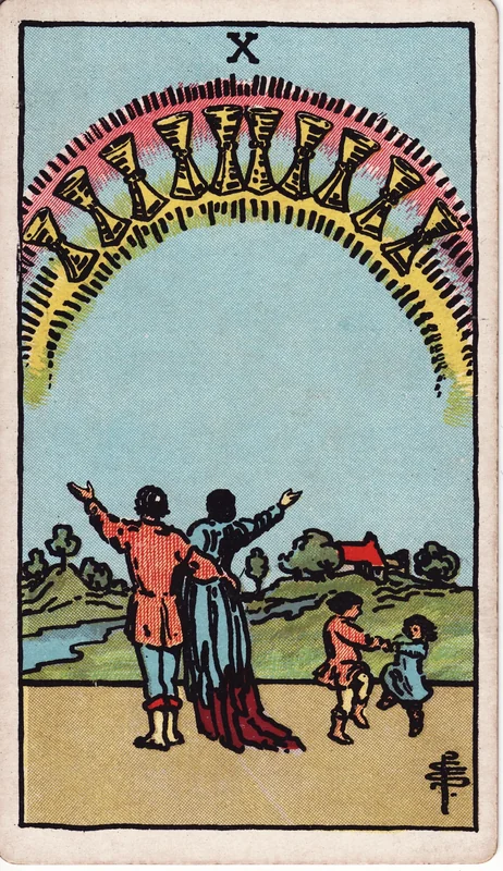 Ten of Cups — 10 Cốc