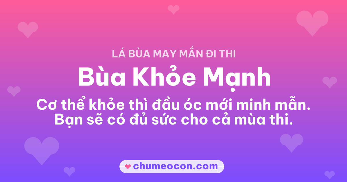 Ảnh kết quả: Mình rút được Bùa Khỏe Mạnh — rút thử lá bùa đi thi của bạn nè!