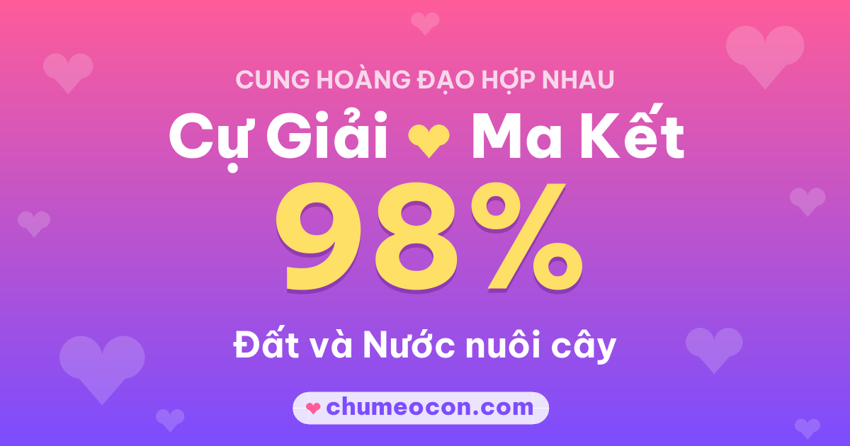 Ảnh kết quả: Cự Giải và Ma Kết có hợp nhau không? 98%