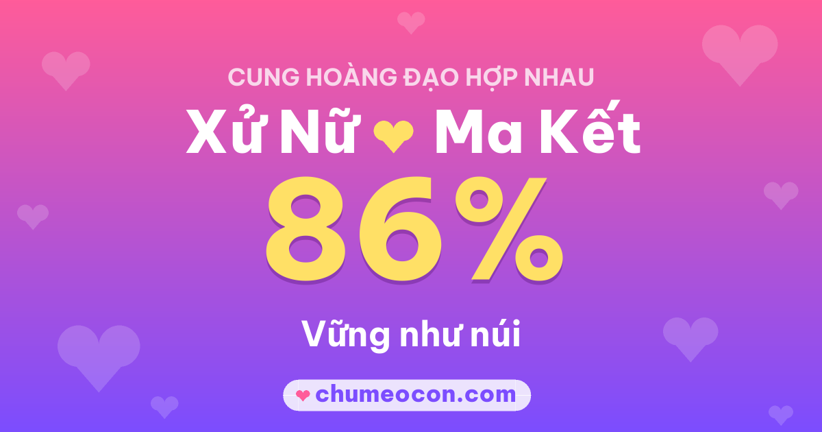 Ảnh kết quả: Xử Nữ và Ma Kết có hợp nhau không? 86%