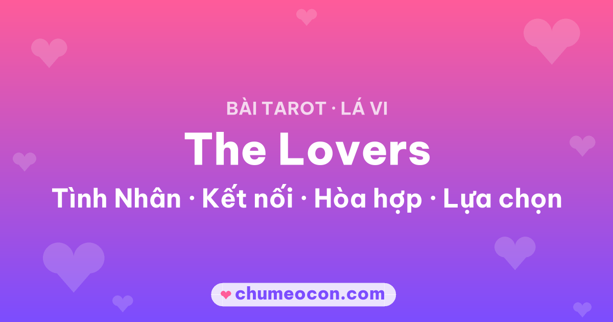 Ảnh kết quả: Lá bài The Lovers (Tình Nhân)