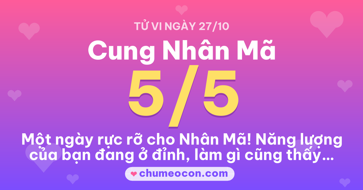 Ảnh kết quả: Tử vi ngày mai cung Nhân Mã: 5/5 sao